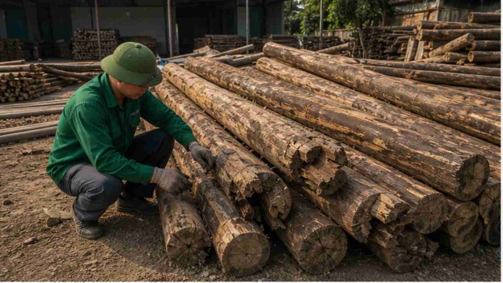 Ảnh phụ minh họa Có nên tái sử dụng cừ tràm không? Dấu hiệu cừ kém chất lượng trong bối cảnh công trình thực tế
