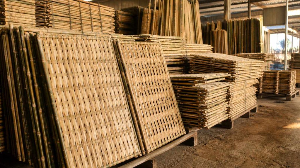 Cót tre che chắn công trình 2m x 3m