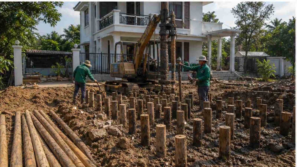 Cừ tràm có còn hiệu quả hiện nay không? Ưu nhược điểm cần biết trong bối cảnh vật tư và thi công nền móng thực tế