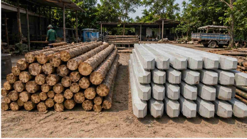 Cừ tràm và cọc bê tông loại nào tốt hơn? So sánh để chọn đúng móng trong bối cảnh vật tư và thi công nền móng thực tế