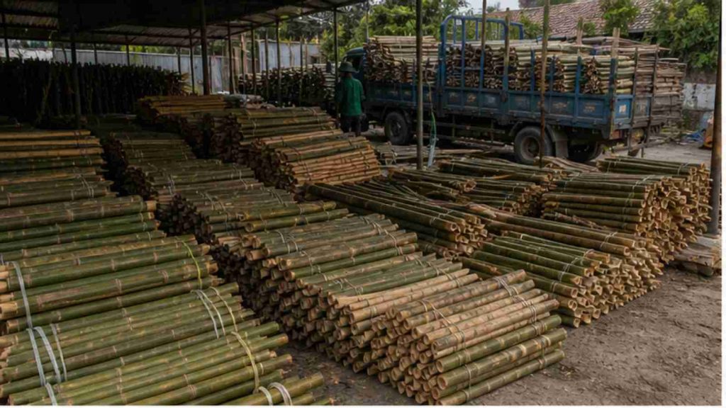Ảnh phụ minh họa Giá cọc tre bao nhiêu? Chiều dài, khoảng cách và số cọc cho 1m2 trong bối cảnh công trình thực tế
