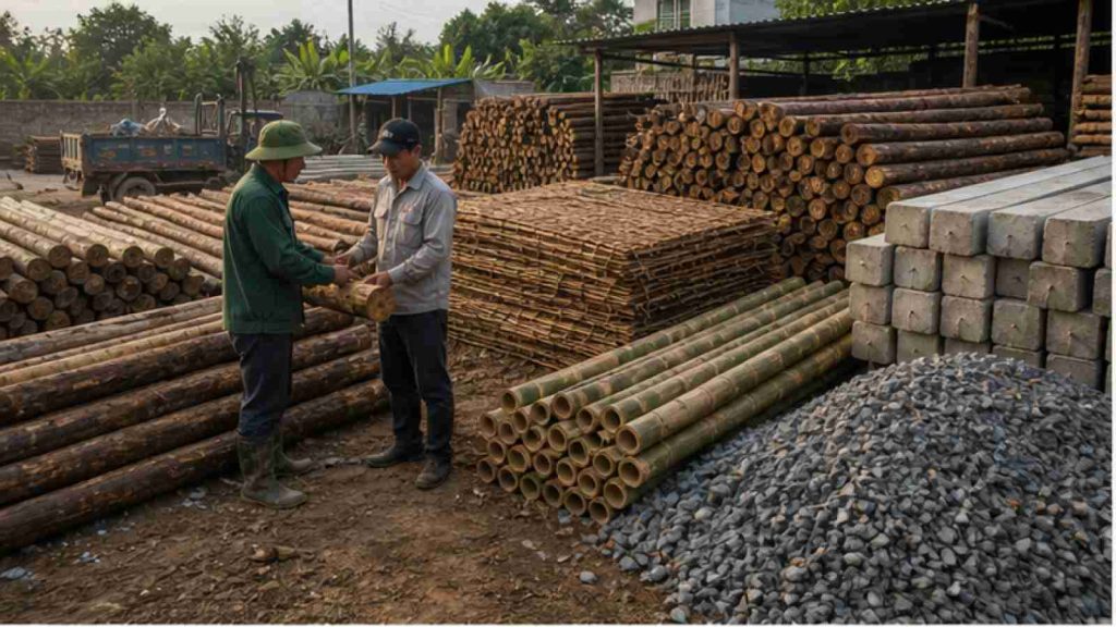 Ảnh phụ minh họa Kinh nghiệm chọn vật tư gia cố nền đất yếu trong bối cảnh công trình thực tế