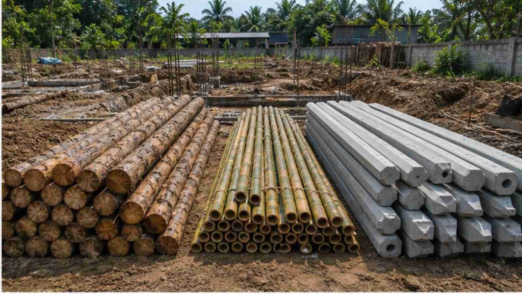 Nền đất yếu nên dùng cừ tràm, cọc tre hay cọc bê tông? trong bối cảnh vật tư và thi công nền móng thực tế