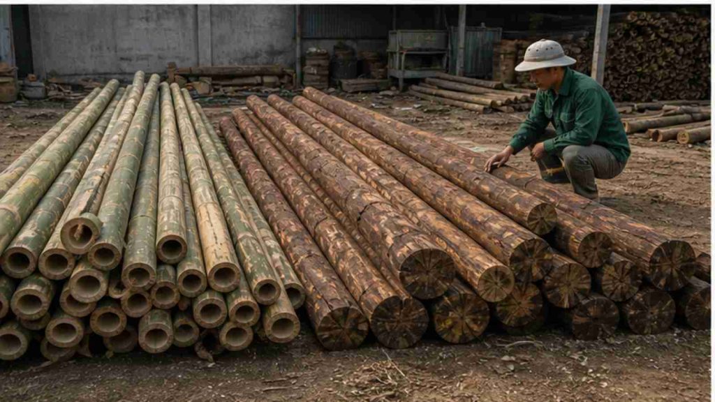 Ảnh phụ minh họa Nên dùng cọc tre hay cừ tràm? So sánh để chọn đúng vật tư trong bối cảnh công trình thực tế