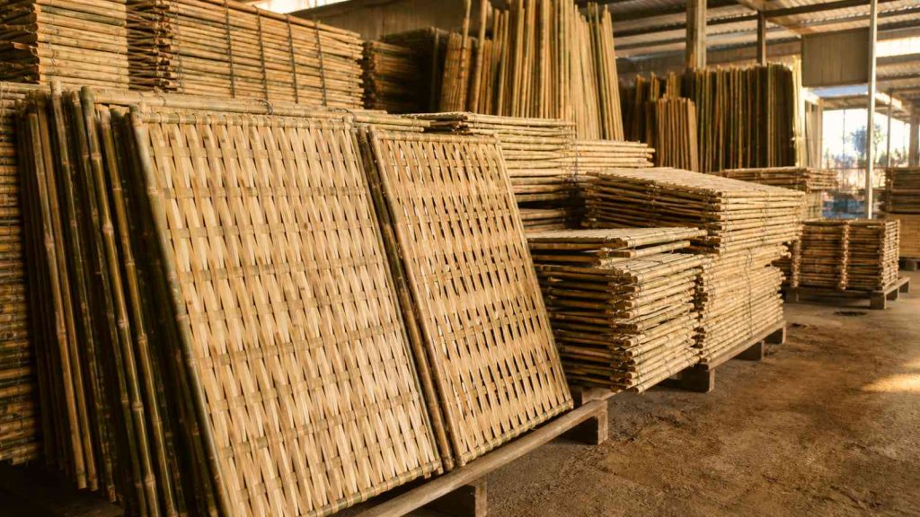 Phên nứa 1m x 3m che chắn công trình