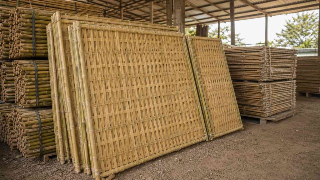 Phên tre hàng rào 1.2m x 2m